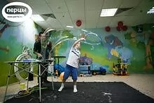 Портфолио шоу гигантских мыльных пузырей «Чудеса в решете»