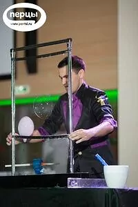 Портфолио шоу гигантских мыльных пузырей «Чудеса в решете»