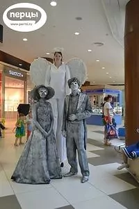 Портфолио живых статуй от «ATOM SHOW»