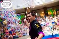 Портфолио шоу гигантских мыльных пузырей «Чудеса в решете»