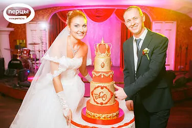 Портфолио Свадебный торт Алексея и Ольги