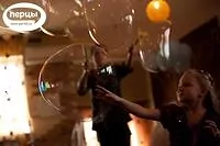 Портфолио шоу гигантских мыльных пузырей «Чудеса в решете»