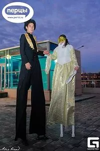 Портфолио ходулистов от «ATOM SHOW»