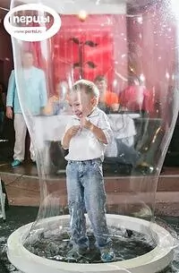 Портфолио шоу гигантских мыльных пузырей «Чудеса в решете»