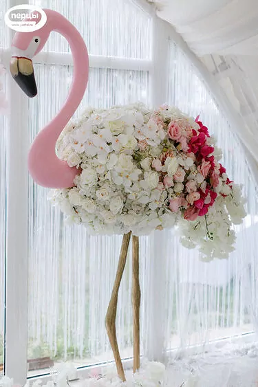 свадебный декор фламинго портфолио