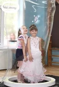 Портфолио шоу гигантских мыльных пузырей «Чудеса в решете»