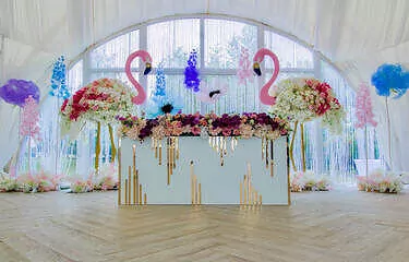 Фламинговая свадьба Владимира и Надежды