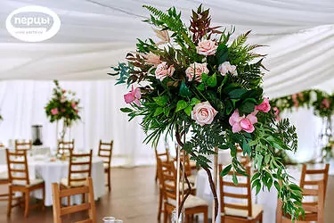 свадебный декор на банкете