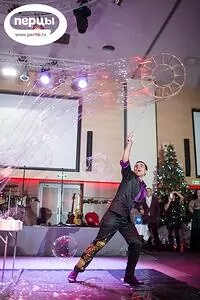 Портфолио шоу гигантских мыльных пузырей «Чудеса в решете»