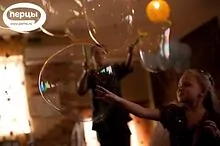 Портфолио шоу гигантских мыльных пузырей «Чудеса в решете»