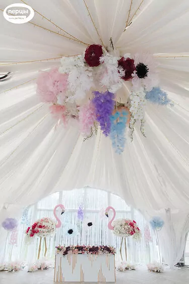 свадебное оформление шатра портфолио