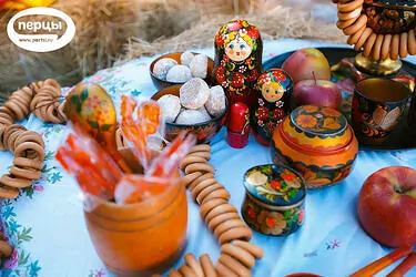 Свадебное оформление  в русско-народном стиле